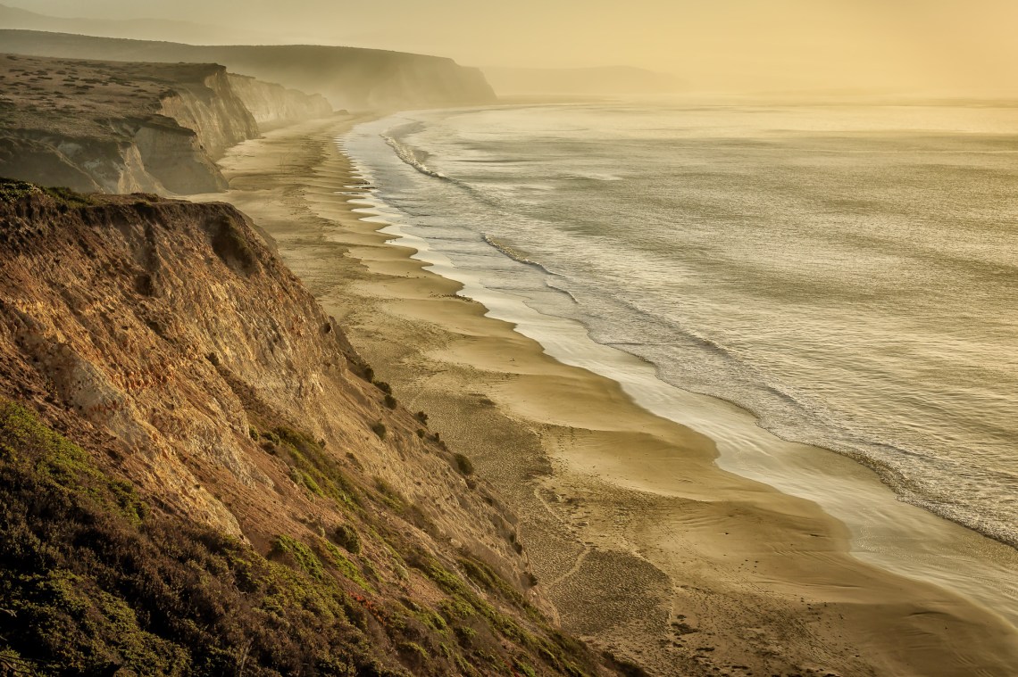 Eastern view of Drakes Beach