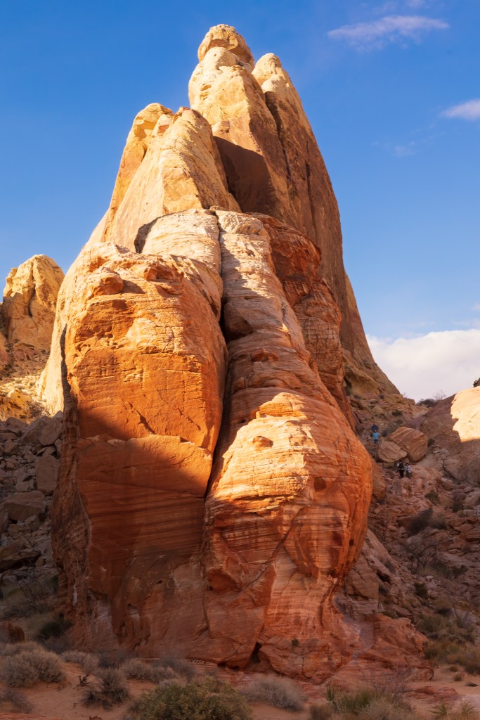 Part way down the White Domes Loop trail